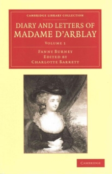 Image for Diary and Letters of Madame d'Arblay 7 Volume Set