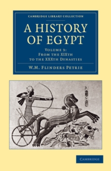 Image for A History of Egypt: Volume 3, From the XIXth to the XXXth Dynasties