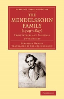 Image for The Mendelssohn Family (1729-1847) 2 Volume Set