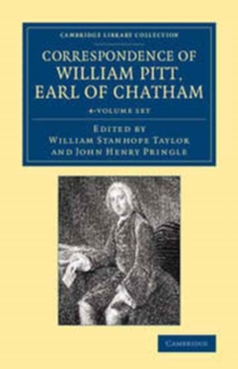 Image for Correspondence of William Pitt, Earl of Chatham 4 Volume Set