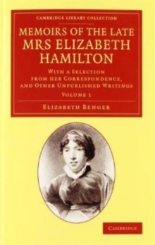 Image for Memoirs of the Late Mrs Elizabeth Hamilton 2 Volume Set