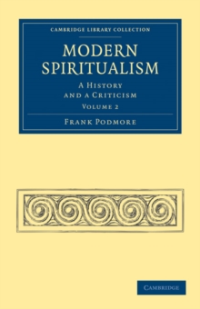 Image for Modern Spiritualism : A History and a Criticism