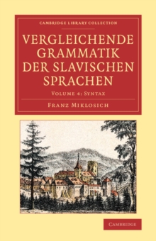 Image for Vergleichende Grammatik der slavischen Sprachen