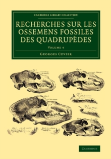 Image for Recherches sur les ossemens fossiles des quadrupedes
