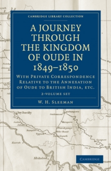 Image for A Journey Through the Kingdom of Oude in 1849-1850 2 Volume Set
