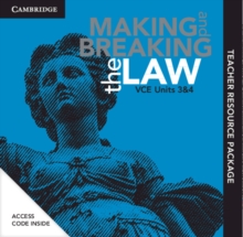 Image for Cambridge Making and Breaking the Law VCE Units 3 and 4 Teacher Resource (Card)