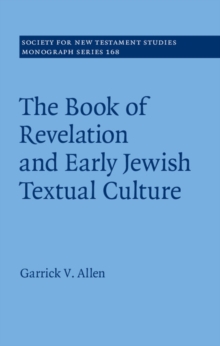 Image for The book of revelation and early Jewish textual culture