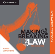 Image for Cambridge Making and Breaking the Law VCE Units 1 and 2 Digital (Card)