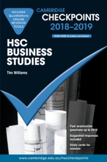 Image for Cambridge Checkpoints HSC Business Studies 2018-19 and Quiz Me More