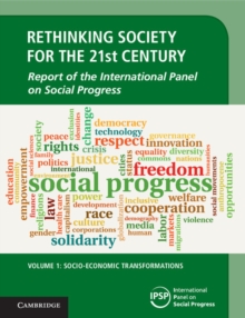 Image for Rethinking Society for the 21st Century: Volume 1, Socio-Economic Transformations