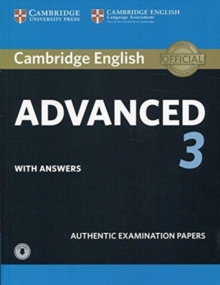 Image for Cambridge English advanced 3: Student's book with answers with audio