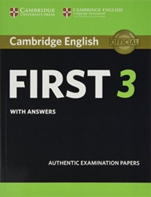 Image for Cambridge English first 3: Student's book with answers
