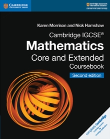 Image for Cambridge IGCSE mathematics core and extended coursebook