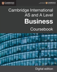 Image for Cambridge International AS and A Level Business Coursebook Digital Edition