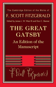 Image for The great Gatsby  : the manuscript text