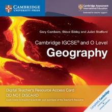 Image for Cambridge IGCSE® and O Level Geography Digital Teacher's Resource Access Card