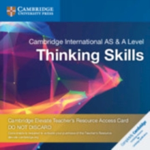 Image for Cambridge International AS and A Level Thinking Skills Cambridge Elevate Teacher's Resource Access Card