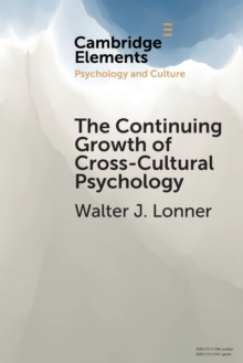 Continuing Growth of Cross-Cultural Psychology