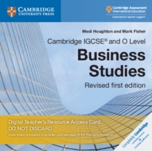 Image for Cambridge IGCSE® and O Level Business Studies Revised Digital Teacher's Resource Access Card 3 Ed