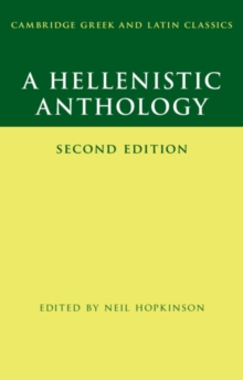 Image for A Hellenistic anthology