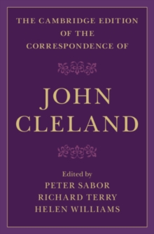 Image for The Cambridge Edition of the Correspondence of John Cleland