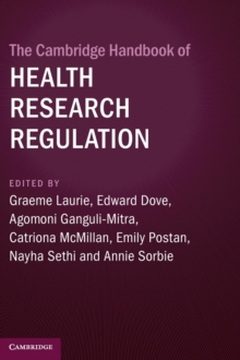 The Cambridge Handbook of Health Research Regulation