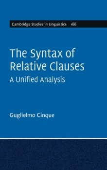 Syntax of Relative Clauses