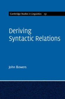 Image for Deriving Syntactic Relations