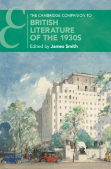 Image for The Cambridge Companion to British Literature of the 1930S