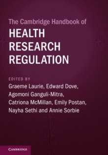 Image for The Cambridge handbook of health research regulation