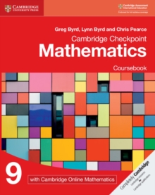 Image for Cambridge Checkpoint Mathematics Coursebook 9 with Cambridge Online Mathematics (1 Year)