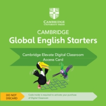 Image for Cambridge Global English Starters Cambridge Elevate Digital Classroom (1 Year) Access Card
