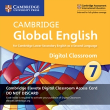 Image for Cambridge Global English Stage 7 Cambridge Elevate Digital Classroom Access Card (1 Year) : For Cambridge Lower Secondary English as a Second Language