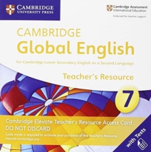Image for Cambridge Global English Stage 7 Cambridge Elevate Teacher's Resource Access Card