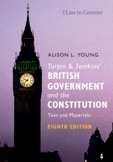 Image for Turpin & Tomkins' British government and the constitution  : text and materials