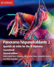 Image for Panorama hispanohablante 2 Coursebook : Spanish ab initio for the IB Diploma