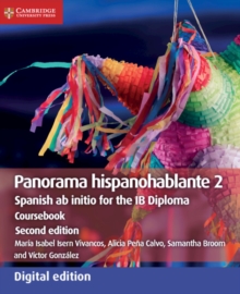 Image for Panorama hispanohablante 2 Coursebook: Spanish ab initio for the IB Diploma
