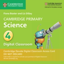 Image for Cambridge Primary Science Stage 4 Cambridge Elevate Digital Classroom Access Card (1 Year)