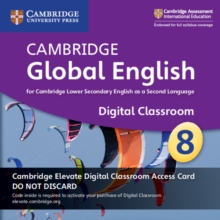 Image for Cambridge Global English Stage 8 Cambridge Elevate Digital Classroom Access Card (1 Year) : For Cambridge Lower Secondary English as a Second Language