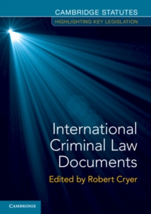 Image for International criminal law documents