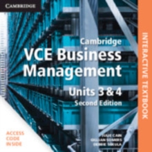 Image for Cambridge VCE Business Management Units 3&4 Digital (Card)