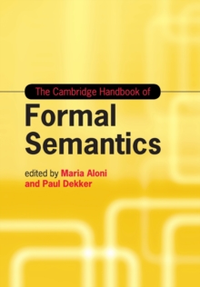 Cambridge Handbook of Formal Semantics