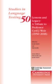 Lessons and Legacy: A Tribute to Professor Cyril J Weir (1950-2018)
