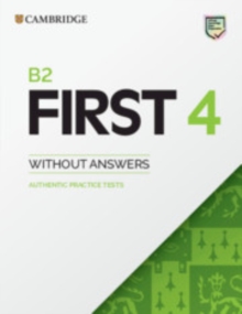 Image for B2 first 4 student's book without answers  : authentic practice tests