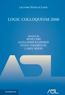 Image for Logic Colloquium 2000