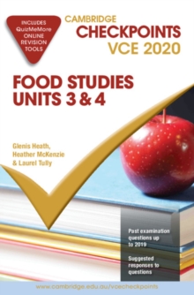 Image for Cambridge Checkpoints VCE Food Studies Units 3&4 2020