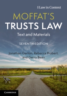 Image for Moffat's trusts law  : text and materials
