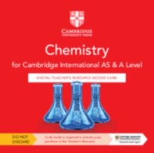 Image for Cambridge International AS & A Level Chemistry Digital Teacher's Resource Access Card