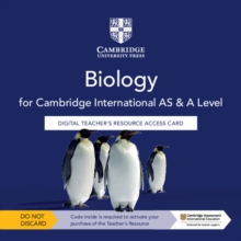 Image for Cambridge International AS & A Level Biology Digital Teacher's Resource Access Card