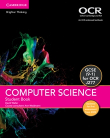 Image for GCSE Computer Science for OCR Student Book Updated Edition